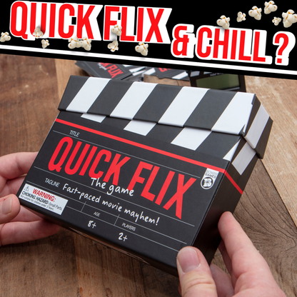 Quick Flix - Movie Trivia Party Game for Families & Adults