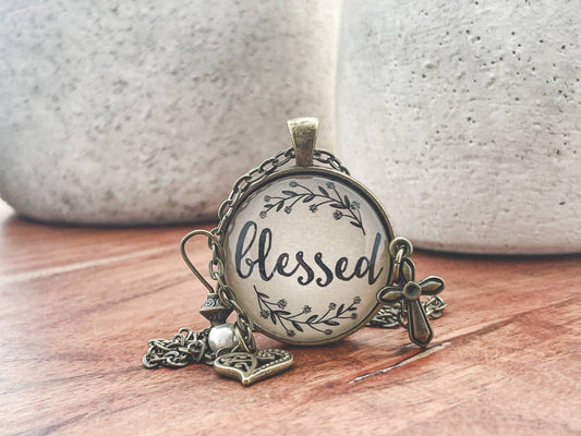 Blessed Necklace Inspirational jewelry