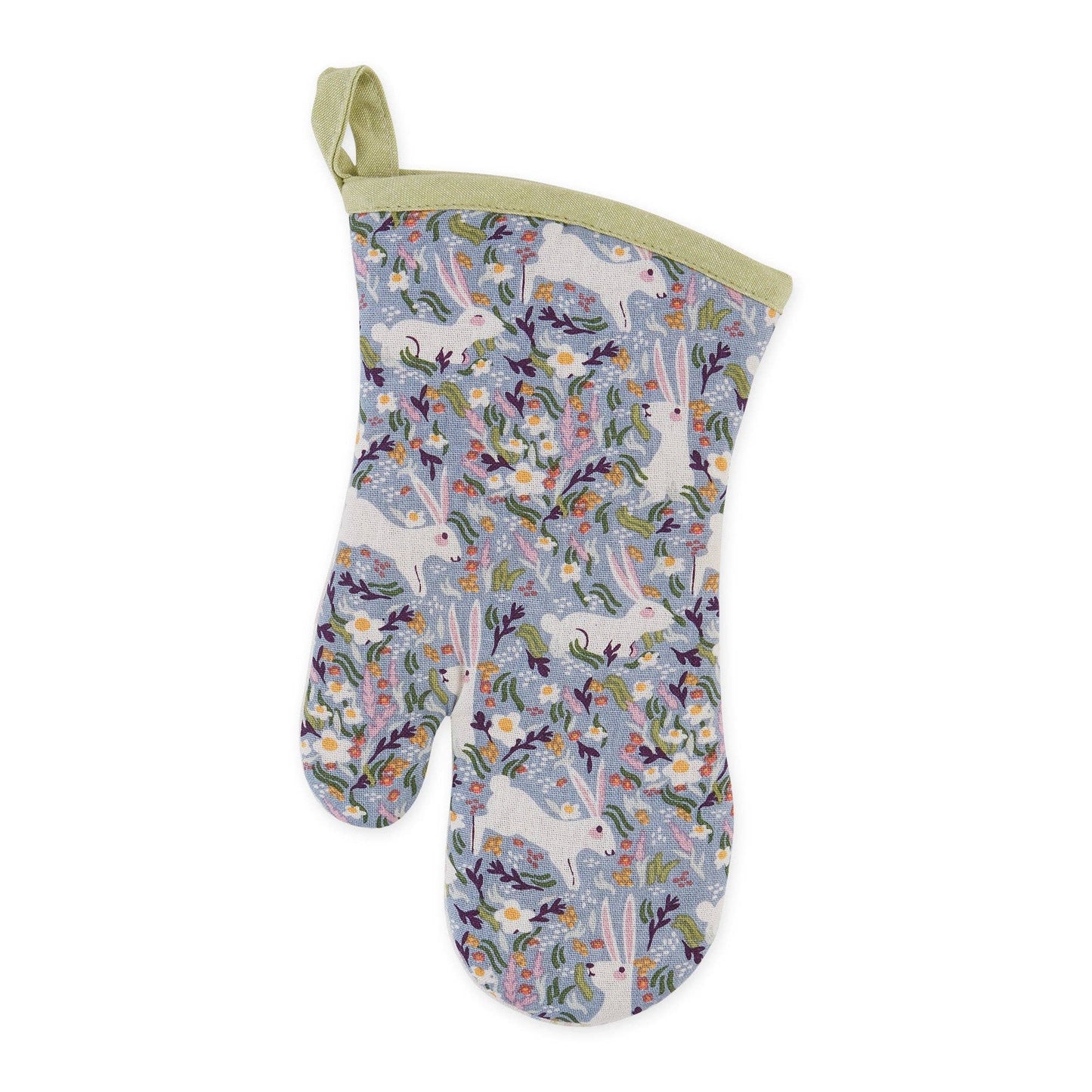 Hoppy Easter Plaid Oven Mitt