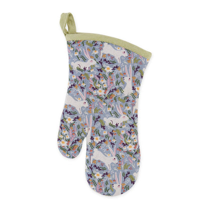 Hoppy Easter Plaid Oven Mitt