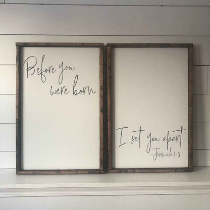 This Phrase of Life - Before you were born i set you apart [FREE SHIPPING!]