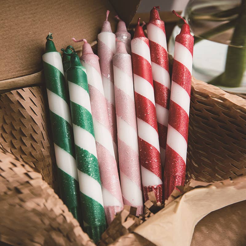 Velas Meta - 3 velas aromáticas navideñas de estilo nórdico de 20 cm