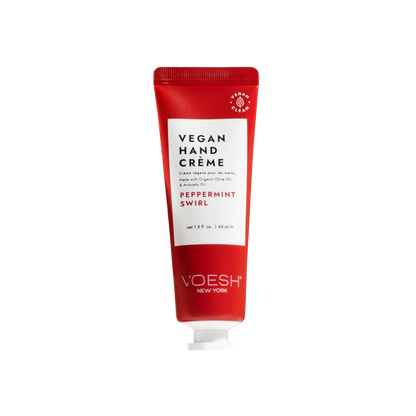 VOESH New York - Limited Edition Peppermint Swirl Vegan Hand Crème 1.5oz