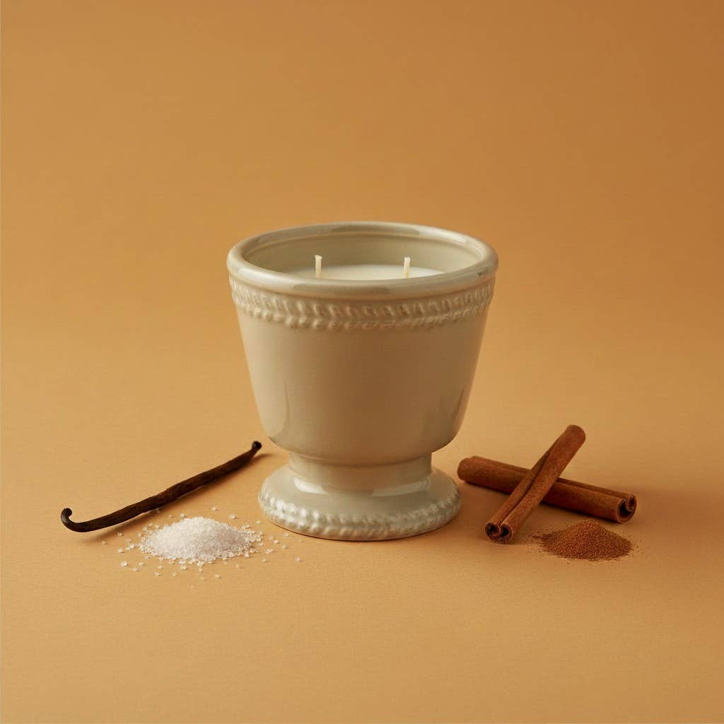 16 oz French Provincial Candle: Christmas Hearth