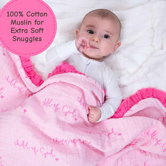 LollyBanks - Child of God - Pink Ruffle Quilt