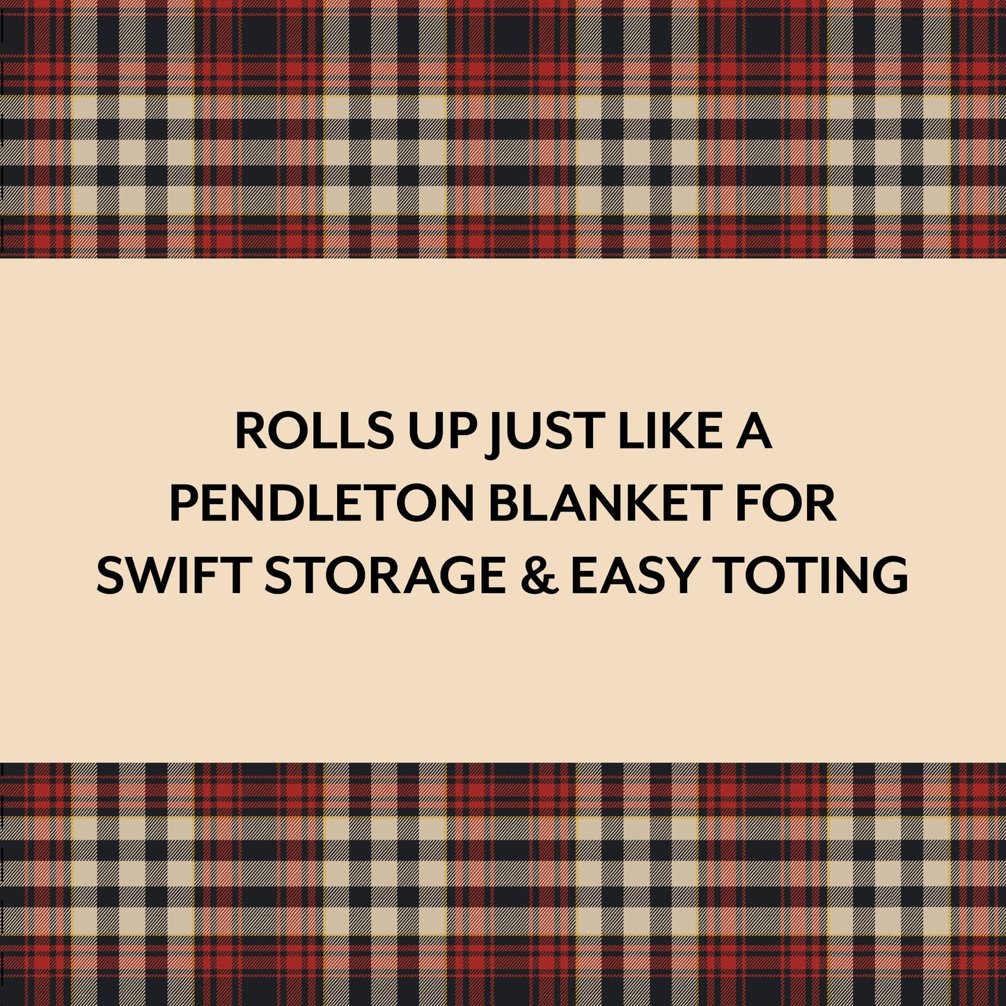 Pendleton Red Black Check Pattern Chess & Checkers