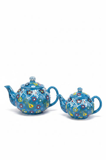 Tea Pot -Ceramic - Embossed