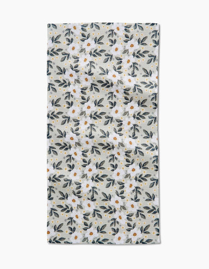 Painted Spring Flowers Bar Towel