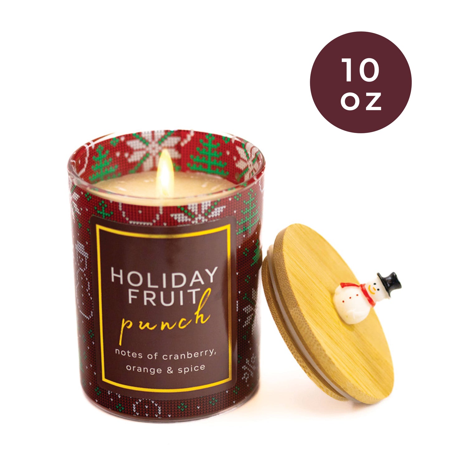 Holiday Fruit Punch – 10oz Holiday Scented Gift Candle