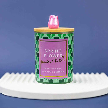 Spring Flower Market – 10oz Scented Spring Gift Candle