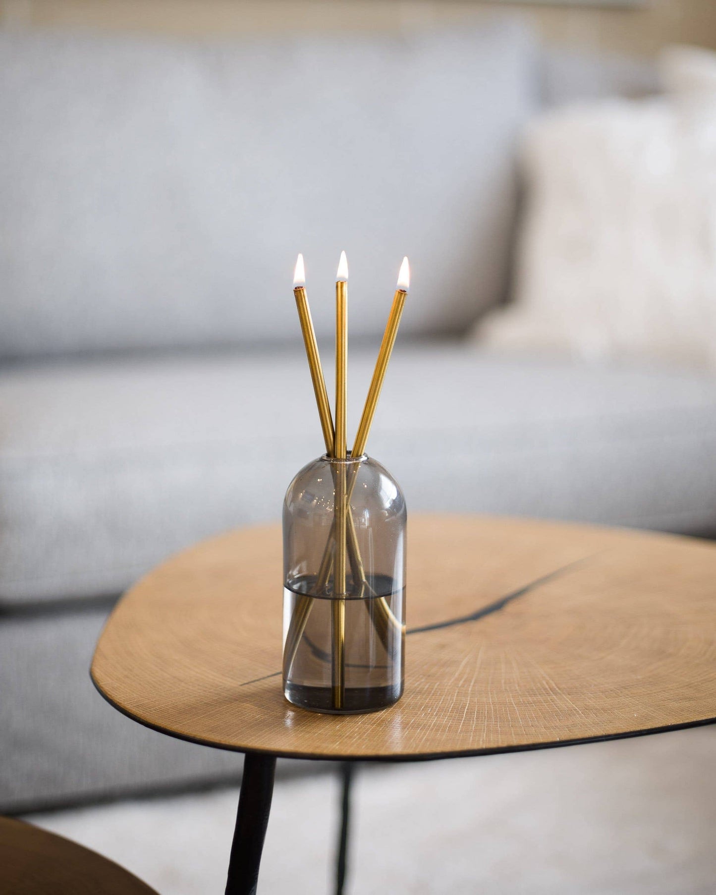 Gold Everlasting Candles – Reusable Steel Oil Candles