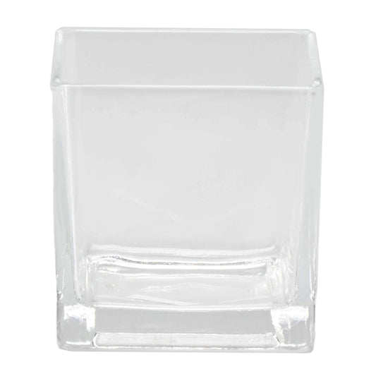 Glass Floral Cubes - 6" x 6"