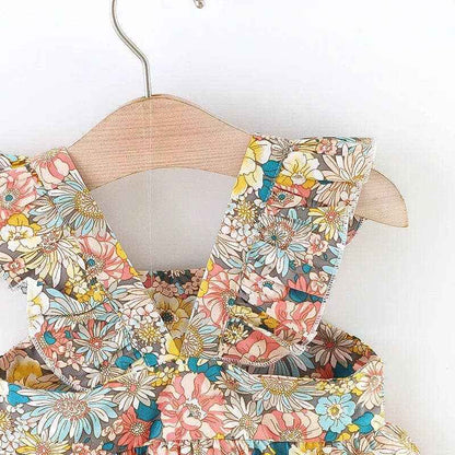 Baby Girl's Summer Dress: 9-12 Months / Floral Yellow