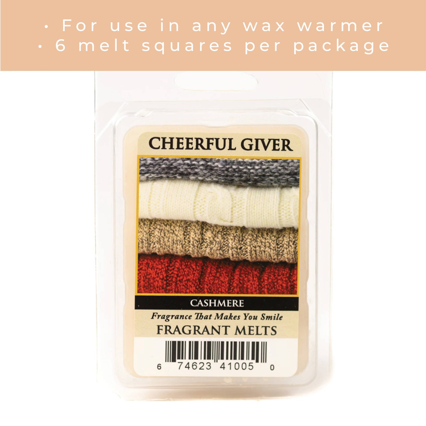 A Cheerful Giver - Melts - Cashmere