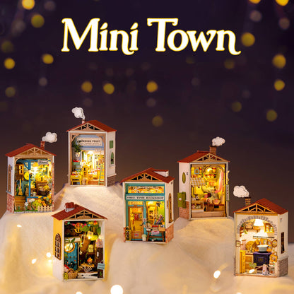 Hands Craft - DIY Miniature House Kit: Free Time Bookshop