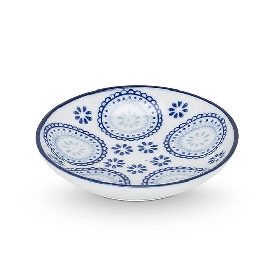 Blu/White Rd Shallow Dish-Assorted-sold separately