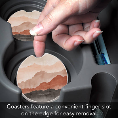 Posavasos de piedra para coche de Terracotta Hills
