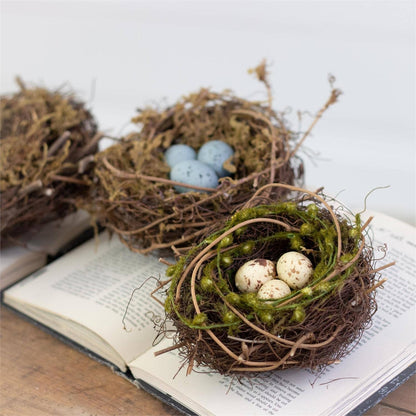 Decorative Bird Nests-Set of 3
