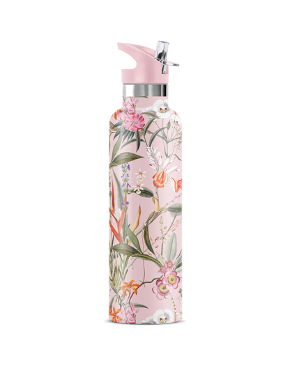 Les Printemps – Spring Floral Insulated Water Bottle | 25oz