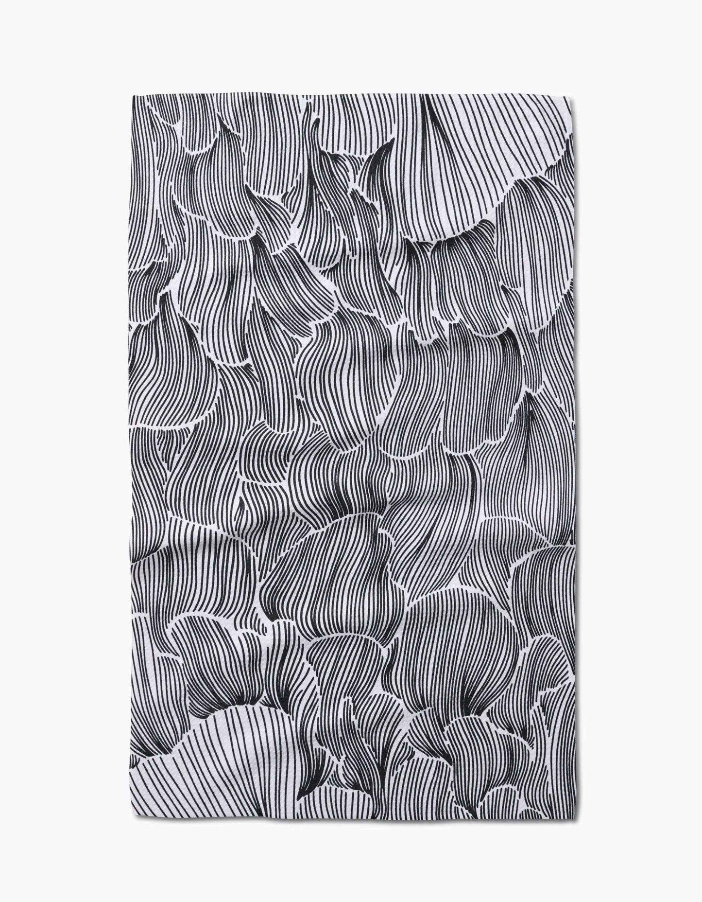 Posh Petals Fresh Linen Tea Towel