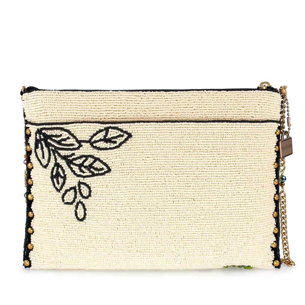 Mary Frances Accessories - Wing It Beaded Hummingbird Crossbody Clutch Beaded Handbag