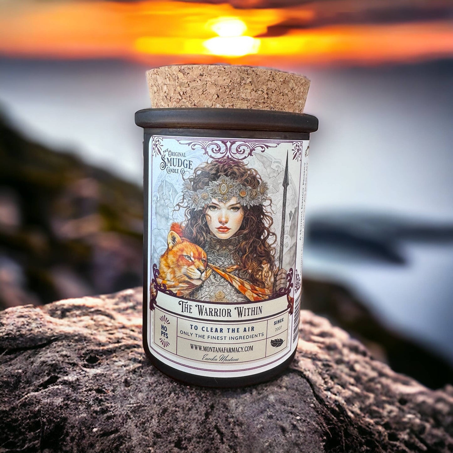 The Warrior within Celtic Queen Smudge Candle