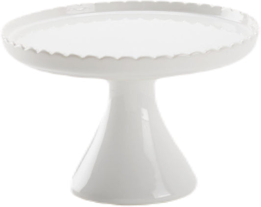 Large Scallop Edge Pedestal