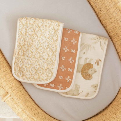 Crane Baby - Kendi 3-Pc. Burp Cloths
