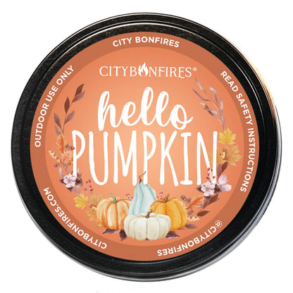 Fall “Hello Pumpkin”  Portable Fire Pit