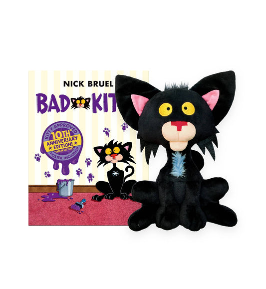 Bad Kitty Plush with hardcover book SOLD SEPARATELY