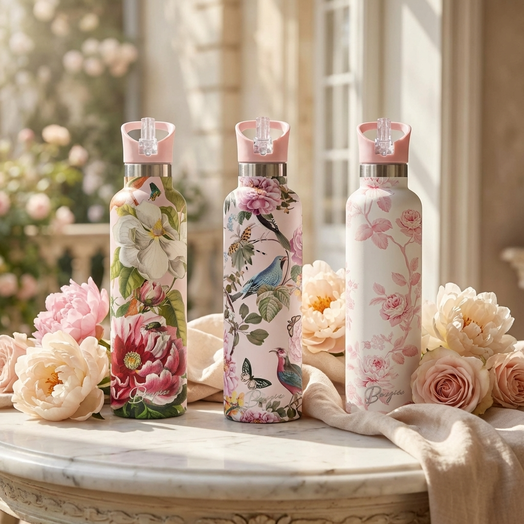 Primavera | Butterfly Bird 25 oz Insulated Water Bottle