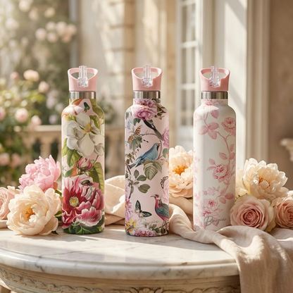Primavera | Butterfly Bird 25 oz Insulated Water Bottle