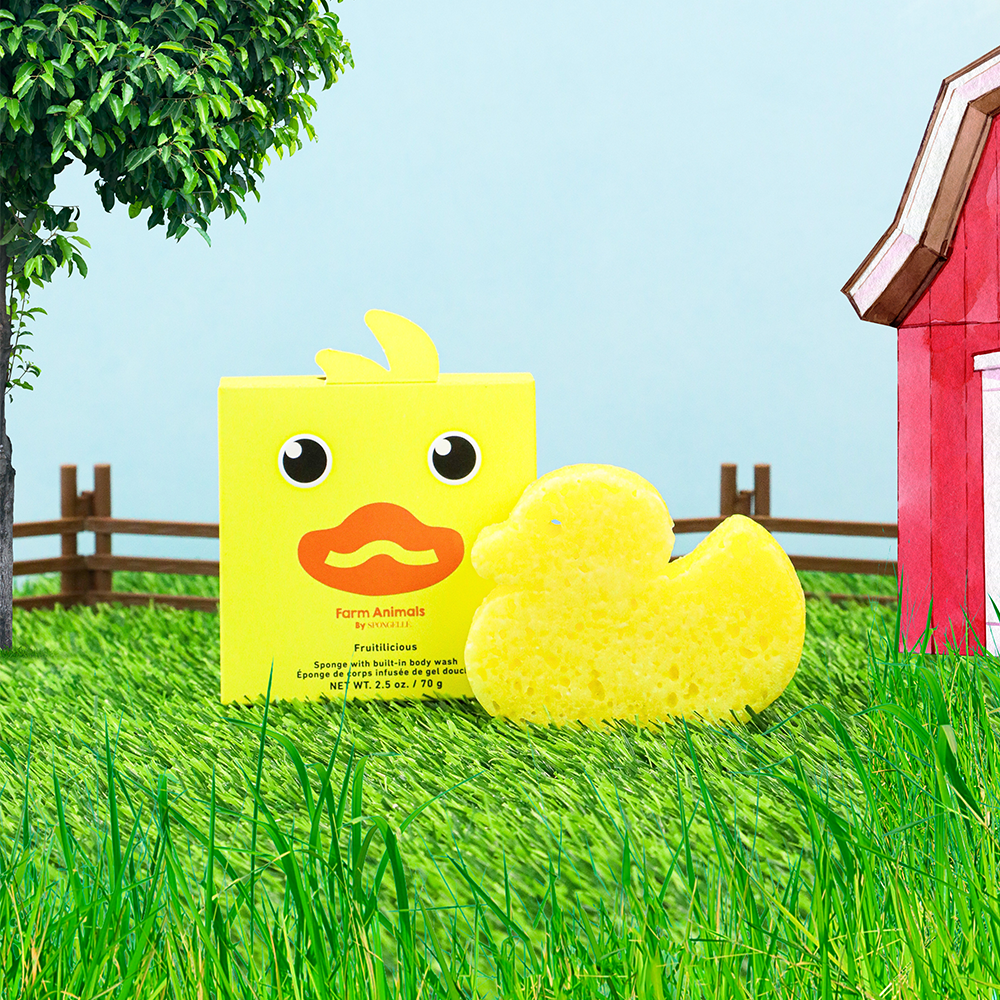 Valentines Day Gifts - Danny Duck Farm Animals Sponge  |