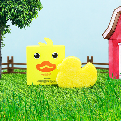 Valentines Day Gifts - Danny Duck Farm Animals Sponge  |