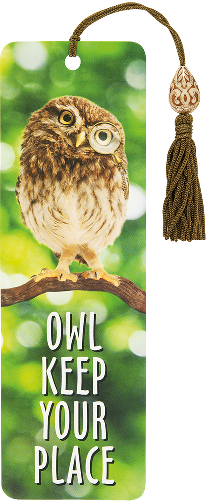 Owl Keep Your Place Beaded Bookmark