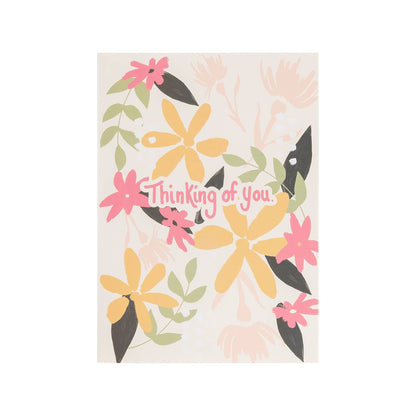 Divinity Boutique - Boxed Cards: 12CT Get Well - Yellow & Peach Floral
