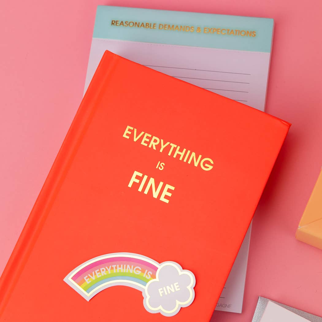 Chez Gagné - Reasonable Demands + Expectations - Lined Notepad - Light Blue - 65 perforated pages - 5x8