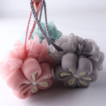 PAPO - Puf de ducha con flores de primera calidad y rica espuma