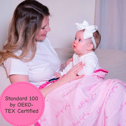 LollyBanks - Child of God - Pink Ruffle Quilt