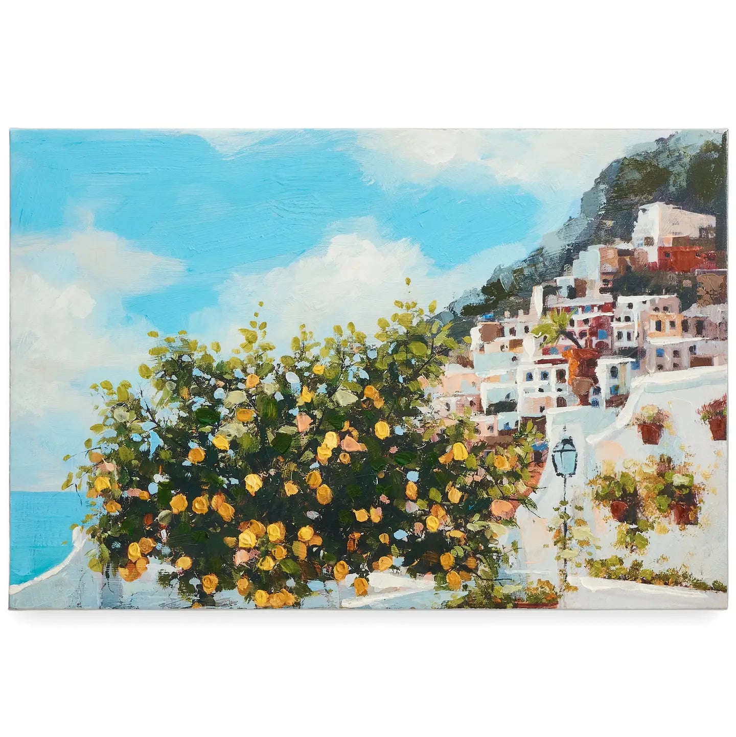 Oil Painting Lemon Tree Canvas - 16x24