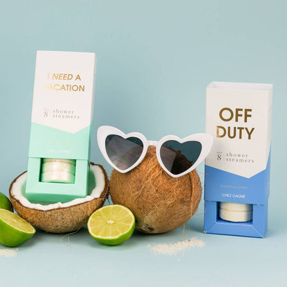 Off Duty - Aromatherapy Shower Steamers - Coconut Lime