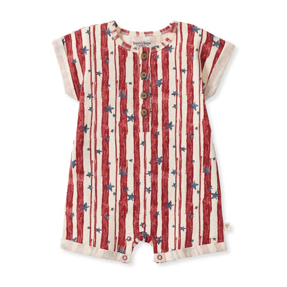 Stars & Stripes Baby Boy Romper: 24M