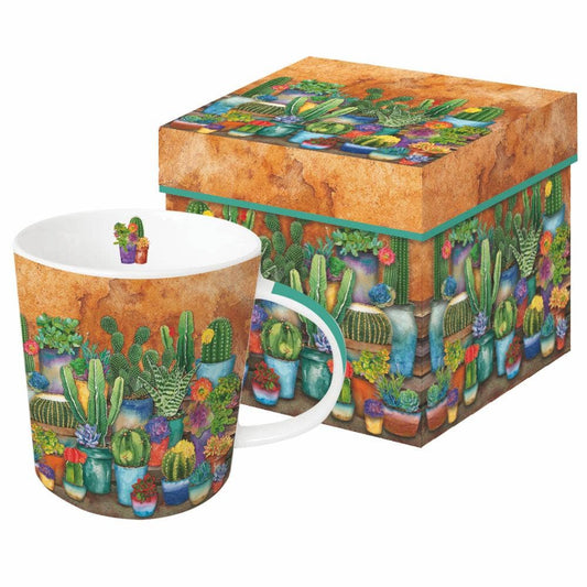 MUG IN GIFT BOX-SOUTHWEST SUCCULENTS