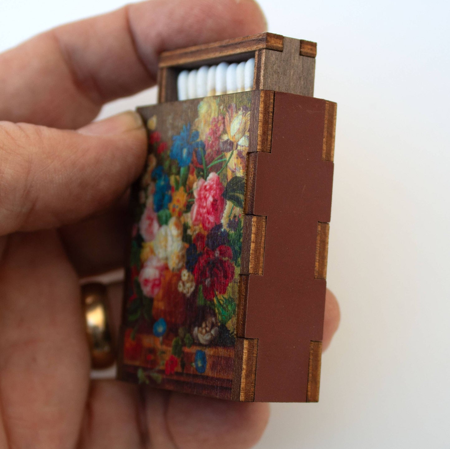 Matches • Flower Arrangement Wooden Matchboxes • Candle Acc
