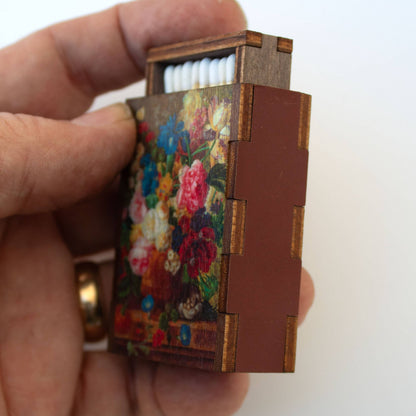 Matches • Flower Arrangement Wooden Matchboxes • Candle Acc