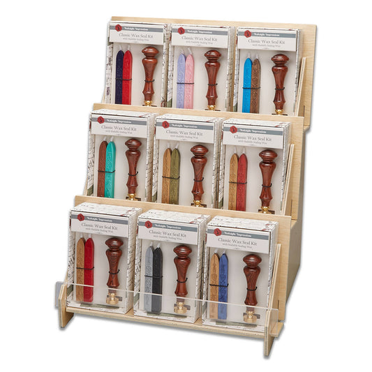 Regal Wood Handle Wax Seal Kits in Display-18 kits