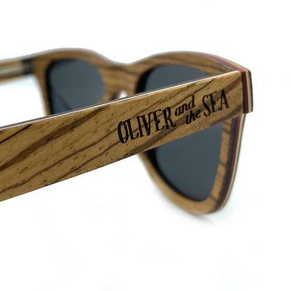 Oliver y el mar - Gafas de sol de madera polarizadas / Cape Charles