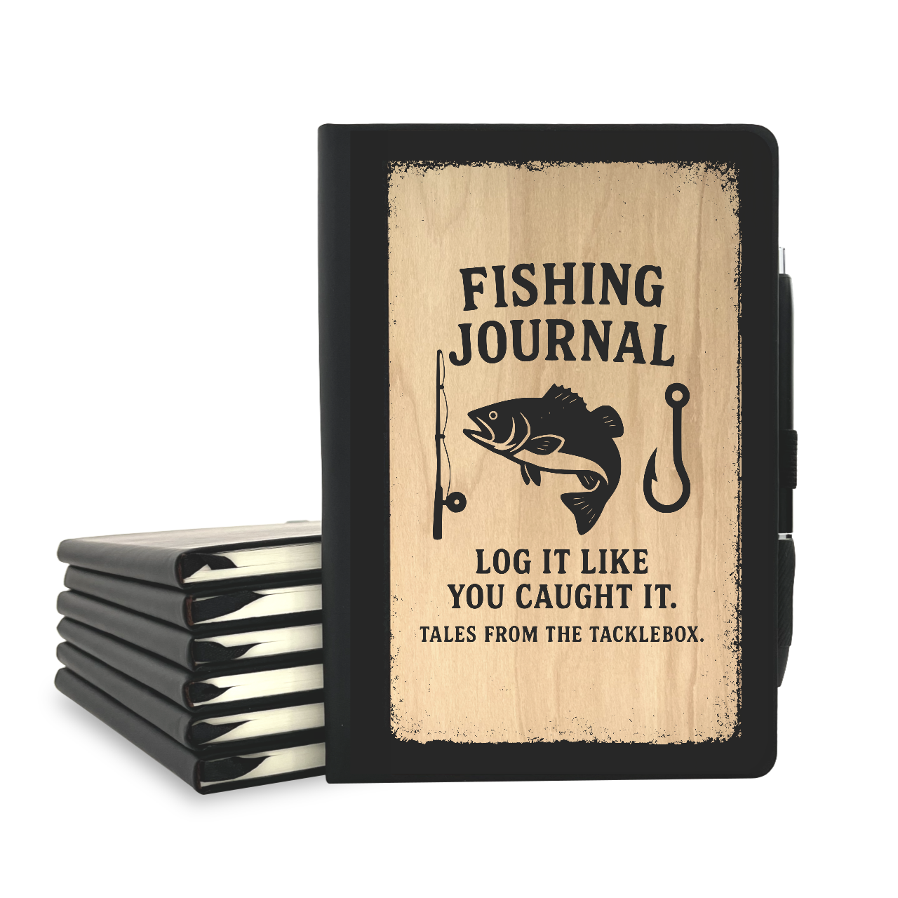 Fishing Journal - Wood Cover