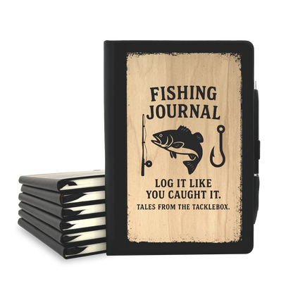 Fishing Journal - Wood Cover