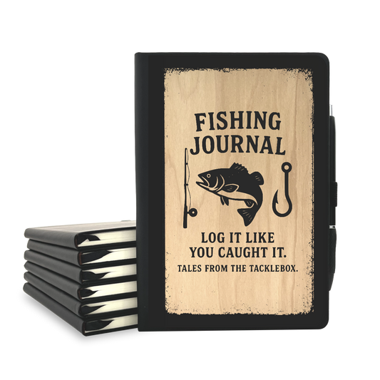 Fishing Journal - Wood Cover